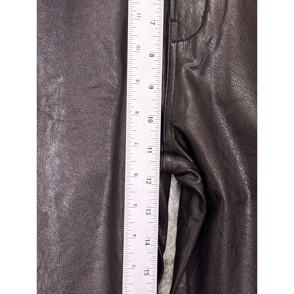 New Spanx Leather Like Ankle Skinny Pants Medium Womens - Picture 4 of 7